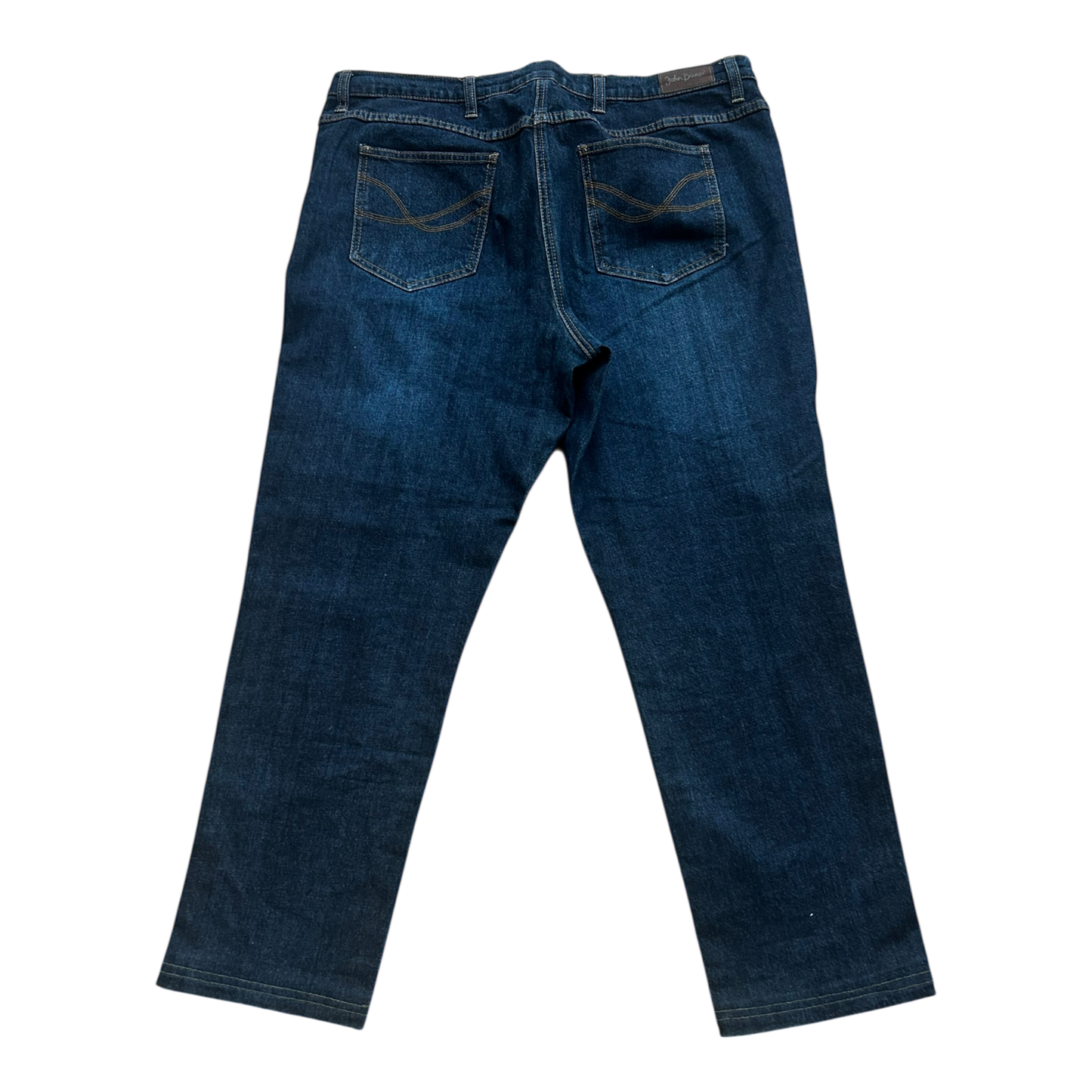 John Baner Jeans Damen Gr 48 Dunkelblau Straight Fit Klassisch Baumwollmix