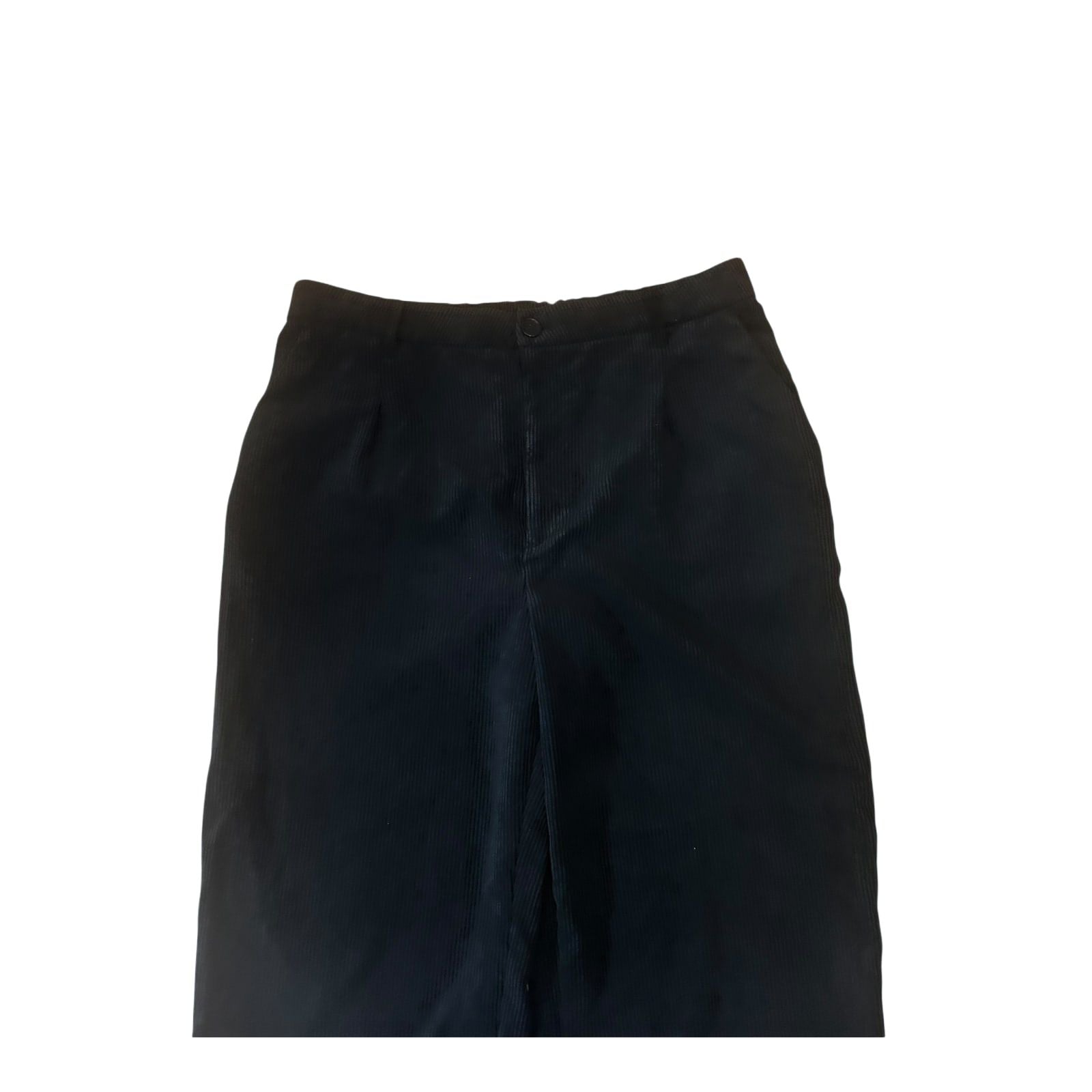 Divided Cordhose Damen Hose Gr XL Dunkelgrau Cord Gummibund Weites Bein