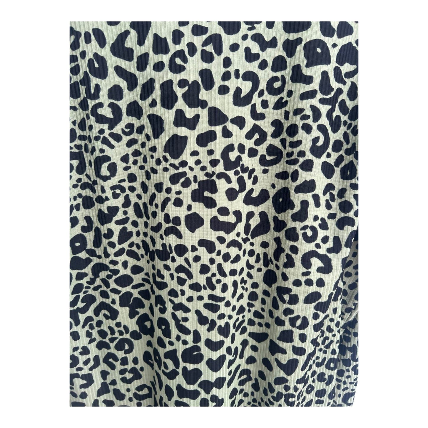 Arabul Kleid Damen Dress Damenkleid Gr L Grün Schwarz Animalprint Langarm Elegant