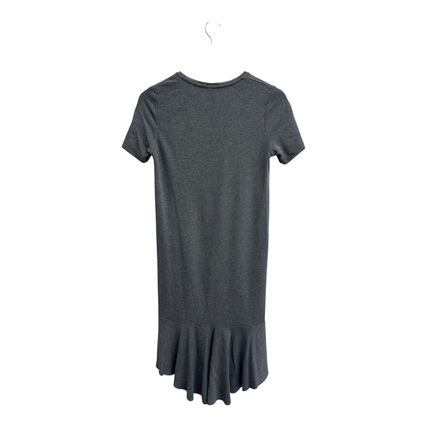 COS Kleid Damen Dress Damenkleid Gr S Grau Volants Sommer Viskose Minimal Chic