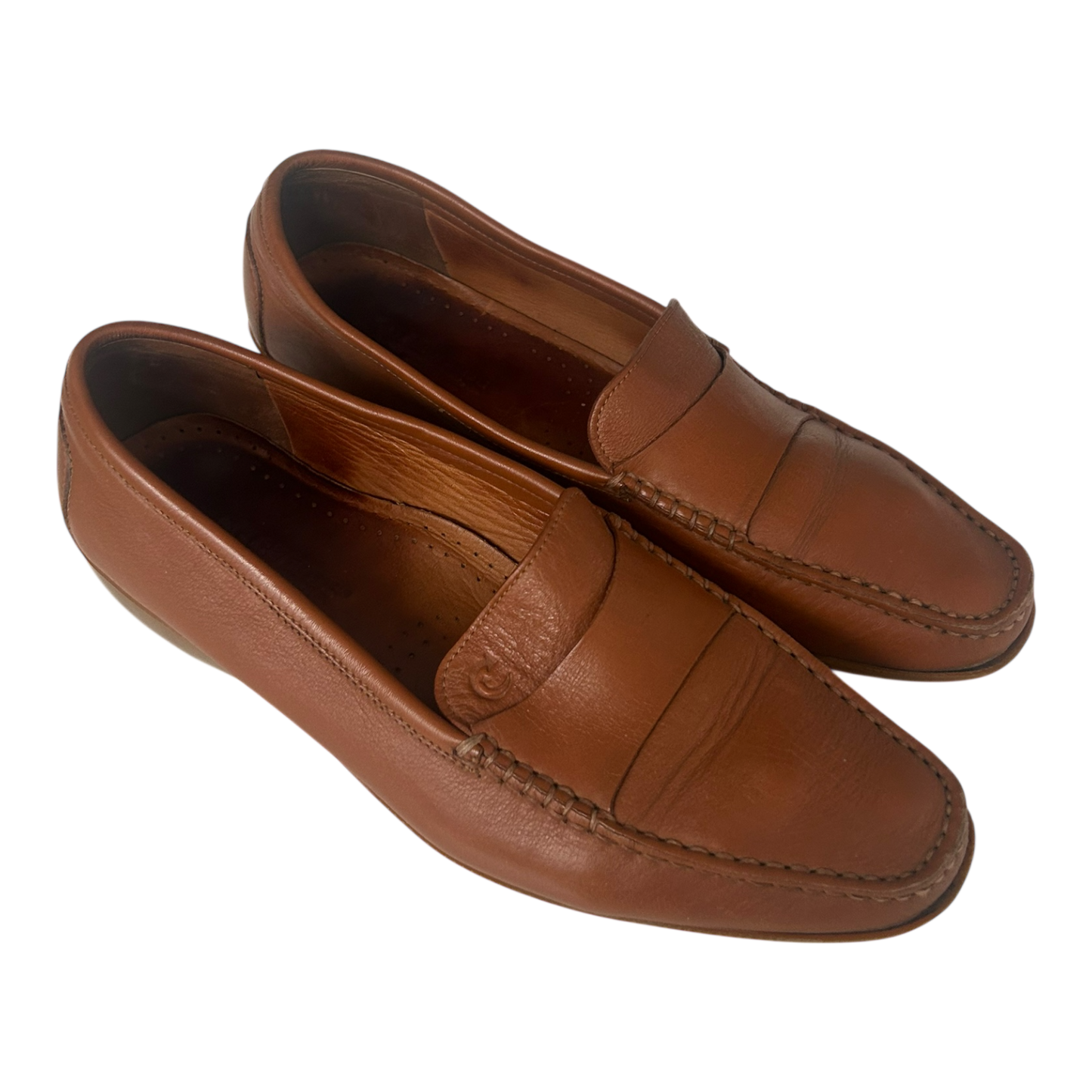 Valleverde Damen Slipper Leder Italien Komfortschuhe Gr 40 Braun Klassisch