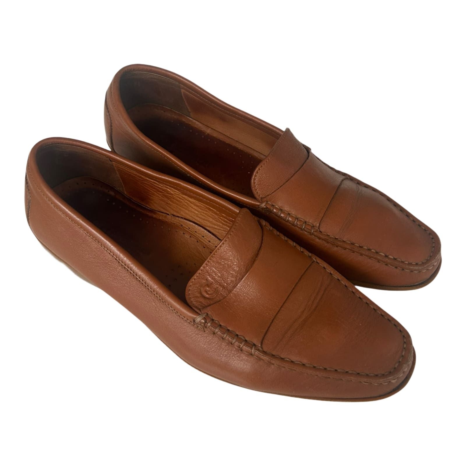 Valleverde Damen Slipper Leder Italien Komfortschuhe Gr 40 Braun Klassisch