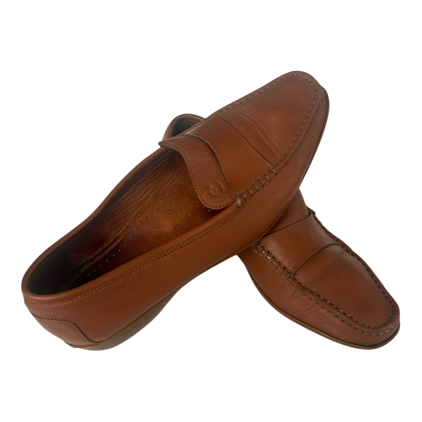 Valleverde Damen Slipper Leder Italien Komfortschuhe Gr 40 Braun Klassisch