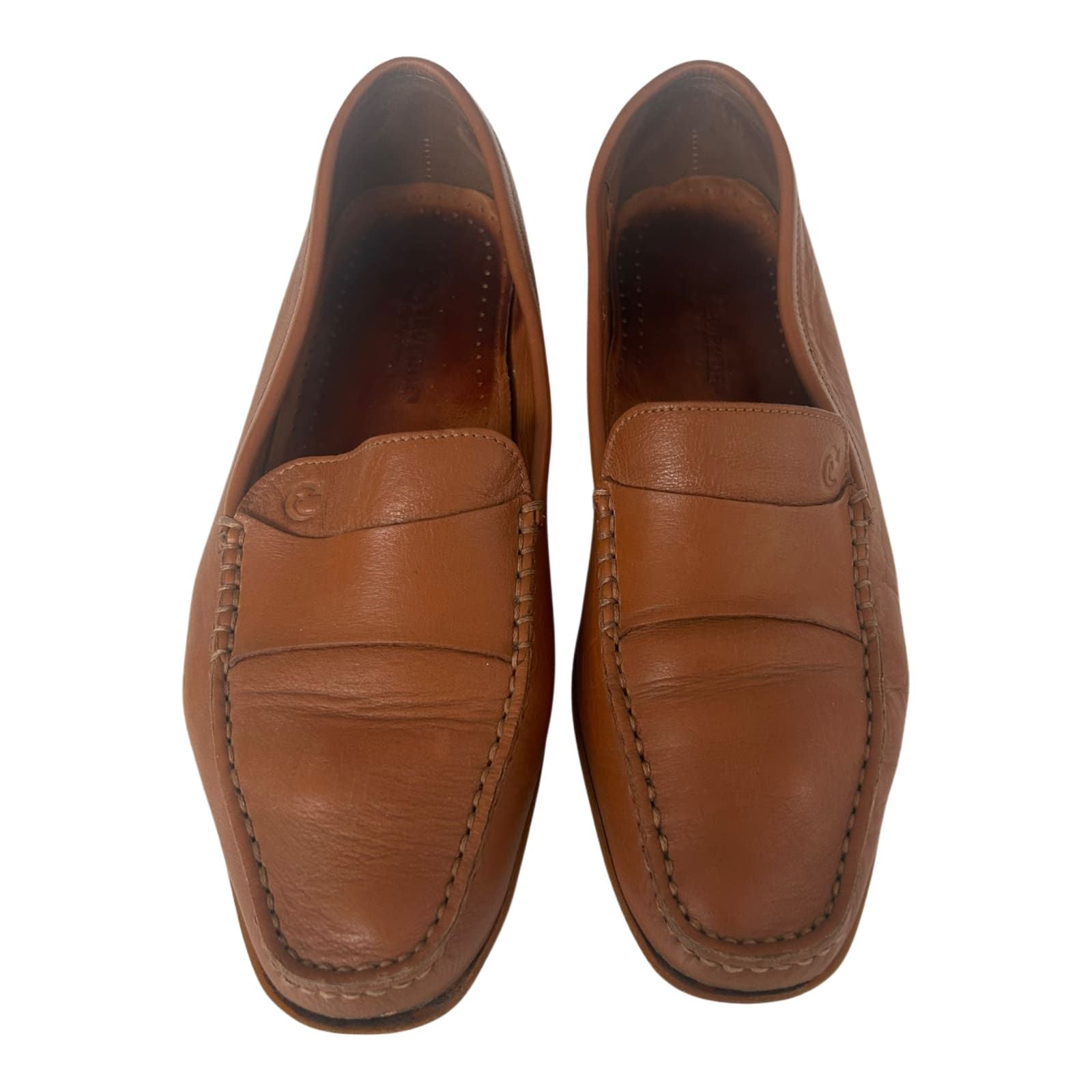 Valleverde Damen Slipper Leder Italien Komfortschuhe Gr 40 Braun Klassisch