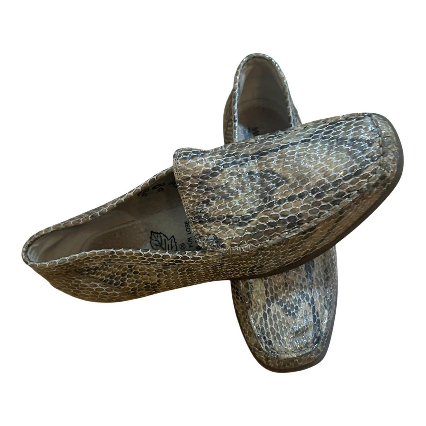Waldläufer Damen Halbschuhe Beige Grau Gr 38 Leder Weite H Komfort