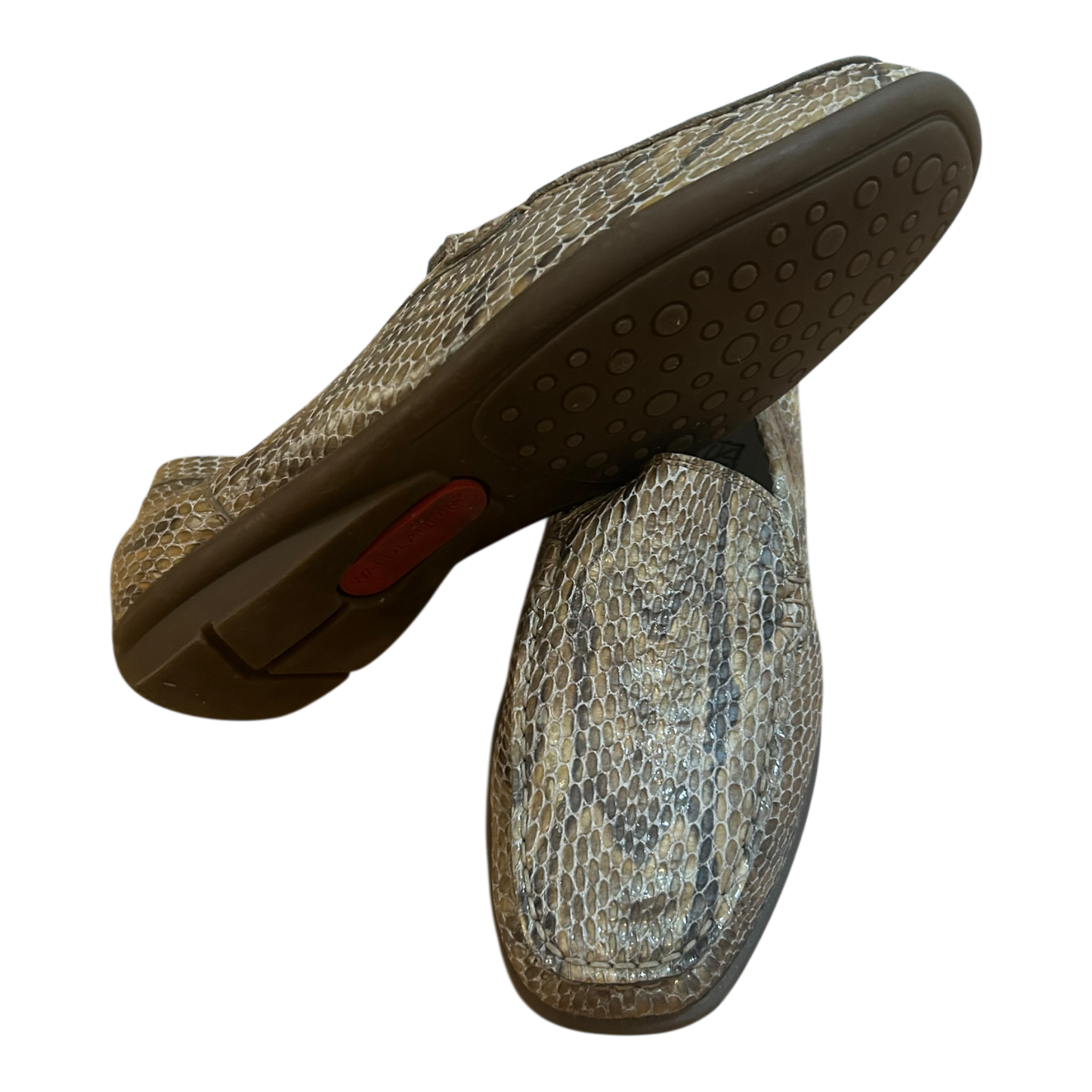 Waldläufer Damen Halbschuhe Beige Grau Gr 38 Leder Weite H Komfort