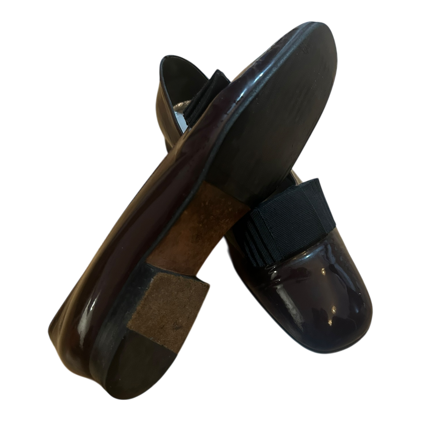 Lorenzo Banfi Slipper Damen Schuhe Gr 39,5 Braun Leder Italien Elegant