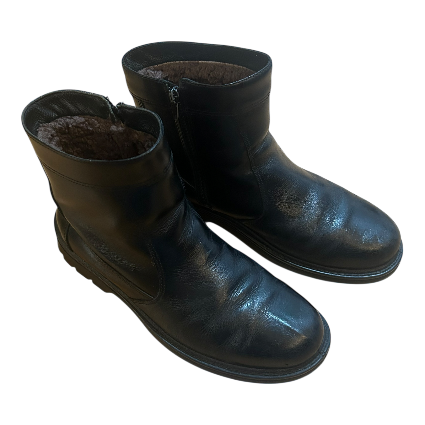 Jomos Air Comfort Herren Winterstiefel Leder Gr 42 Gefüttert Reißverschluss