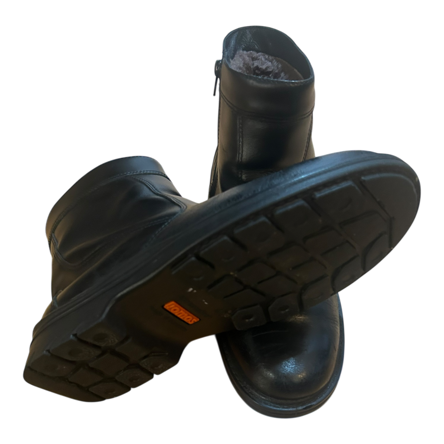 Jomos Air Comfort Herren Winterstiefel Leder Gr 42 Gefüttert Reißverschluss