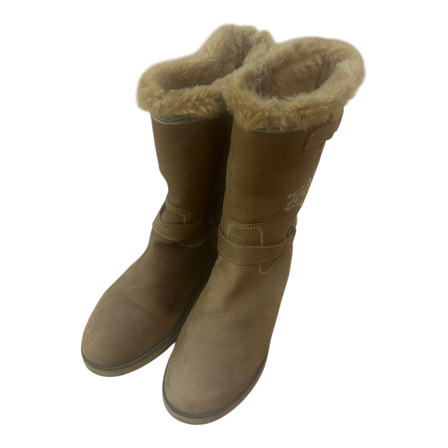 Gaastra Damen Winterstiefel Gr 39 Leder Warm Gefüttert Braun Reißverschluss