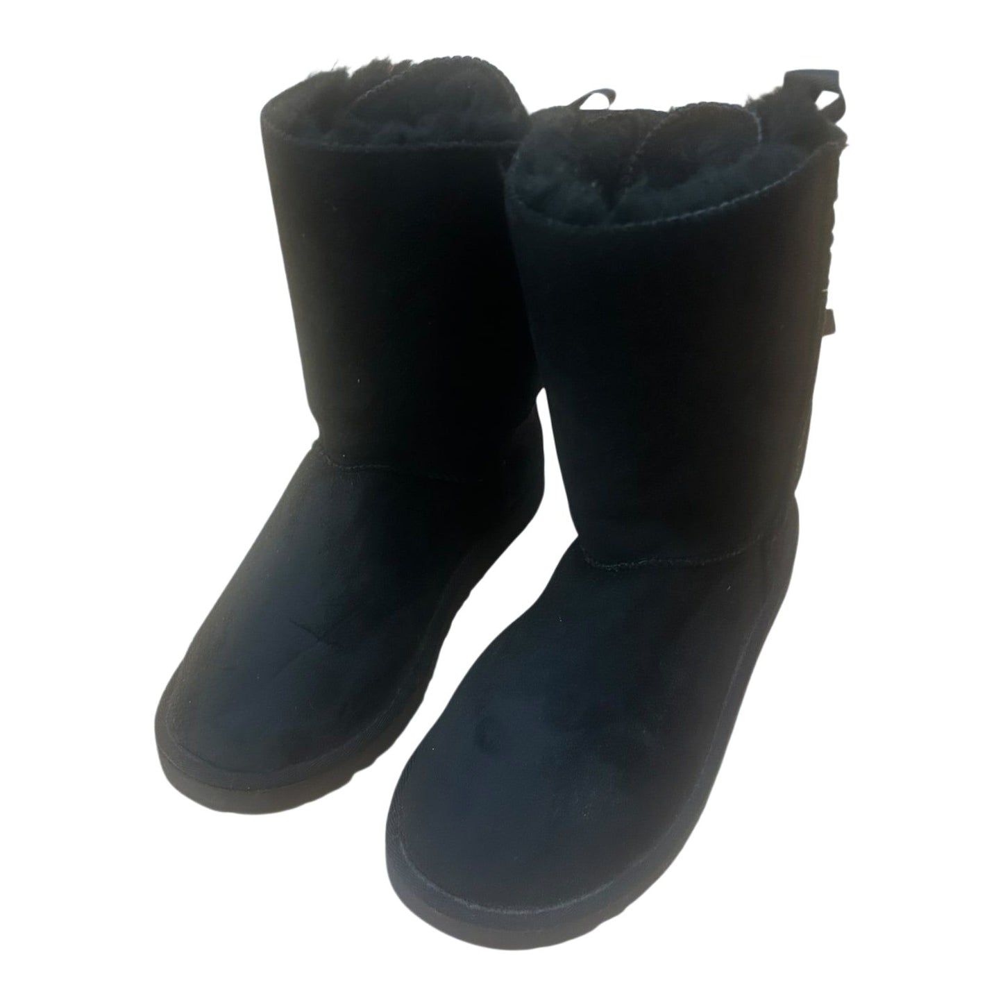 UGG Bailey Bow II Damen Stiefel Schwarz Boots Winter Fell Gr 41 Warm