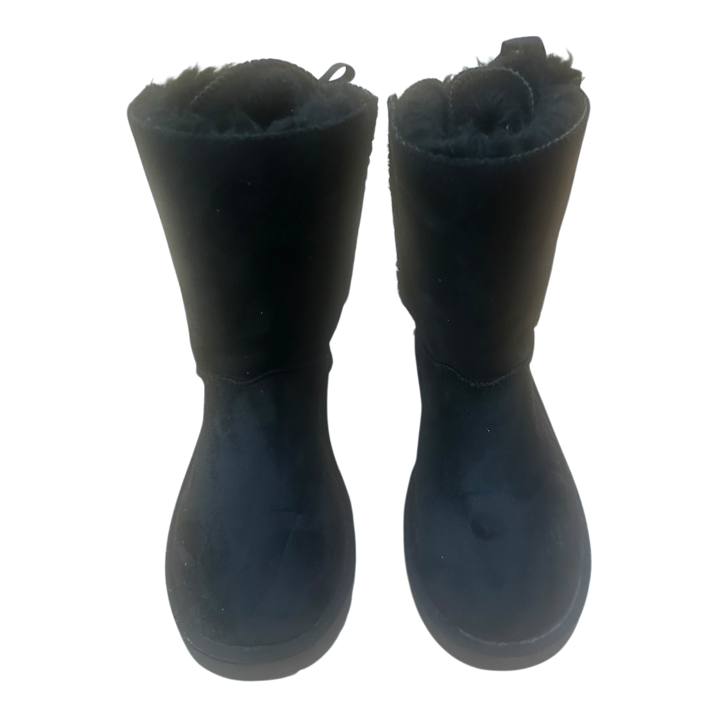 UGG Bailey Bow II Damen Gr 41 Schlupfboots Stiefel Schwarz Lederfell Gr 41 Winter