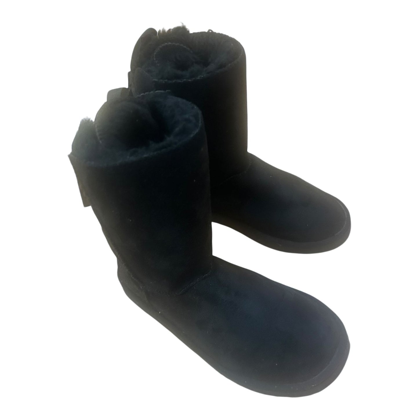 UGG Bailey Bow II Damen Stiefel Schwarz Boots Winter Fell Gr 41 Warm