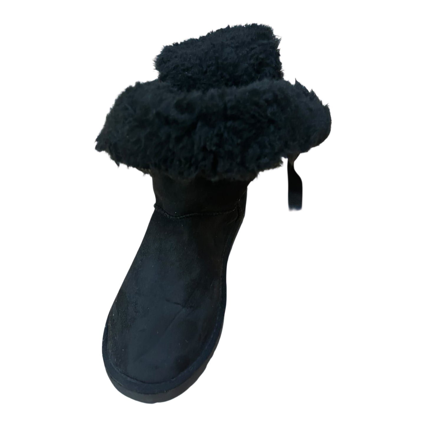 UGG Bailey Bow II Damen Stiefel Schwarz Boots Winter Fell Gr 41 Warm
