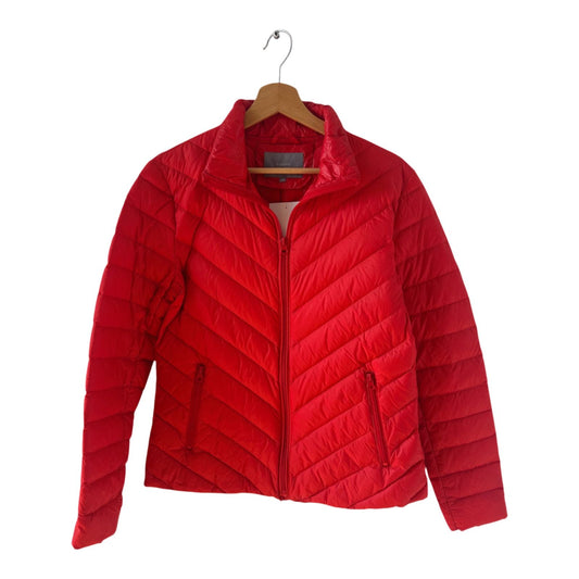 Damen Jacke Gr 38 Rot Steppjacke Leicht Winter Outdoor Daunenfüllung b young