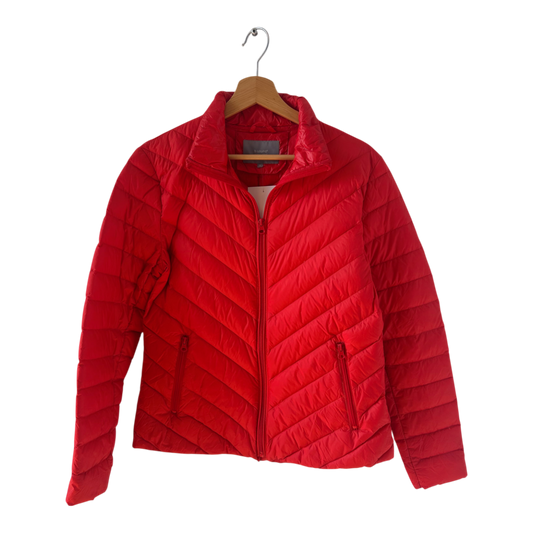 Damen Jacke Gr 38 Rot Steppjacke Leicht Winter Outdoor Daunenfüllung b young