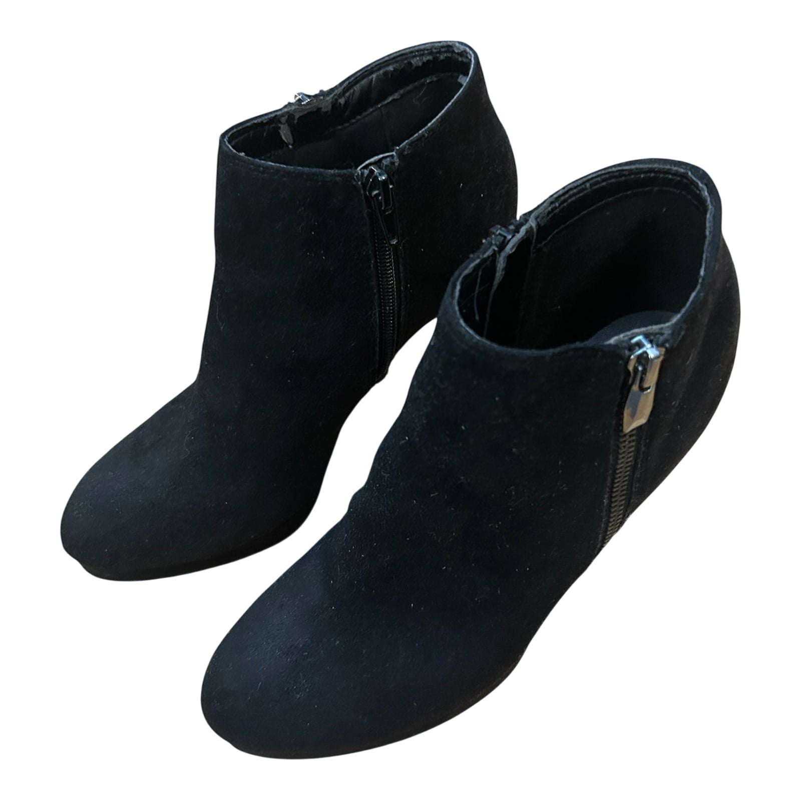 Graceland Damen Stiefeletten Gr 37 Schwarz Wildleder Elegant Absatz 9 cm