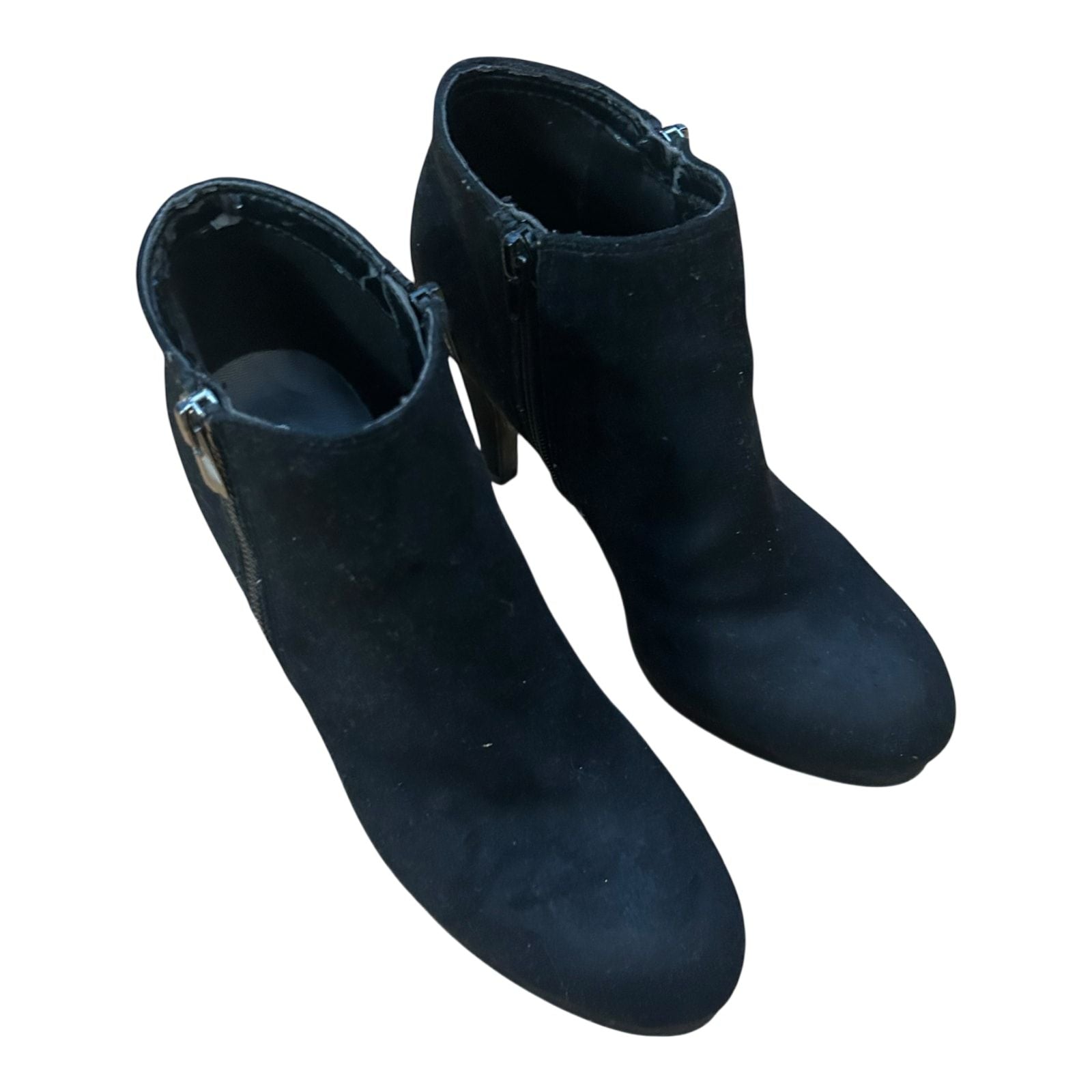 Graceland Damen Stiefeletten Gr 37 Schwarz Wildleder Elegant Absatz 9 cm