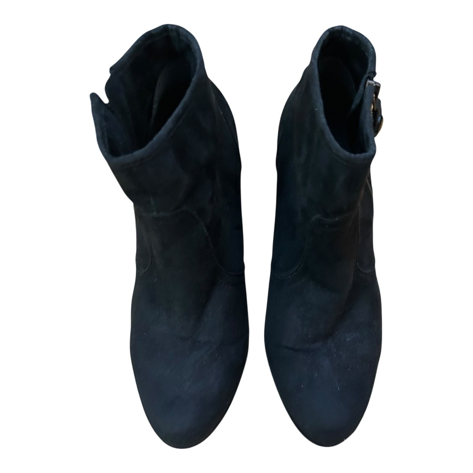 s.Oliver Damen Stiefeletten Gr 41 Schwarz Wildleder Elegant Absatz 9 cm