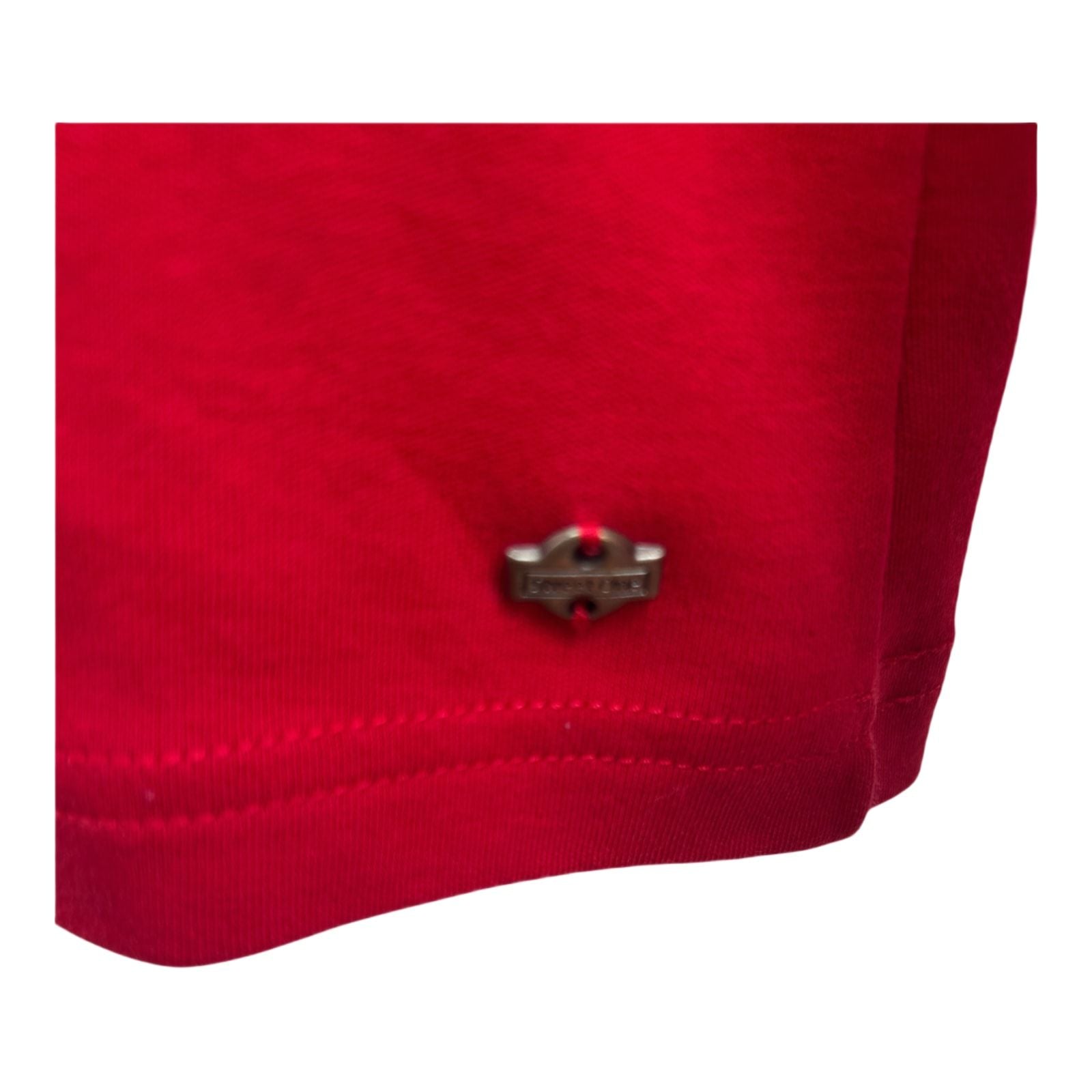 Street One Shirt Damen Gr 40 Rot Langarm Baumwolle Basic Oberteil Casual Top
