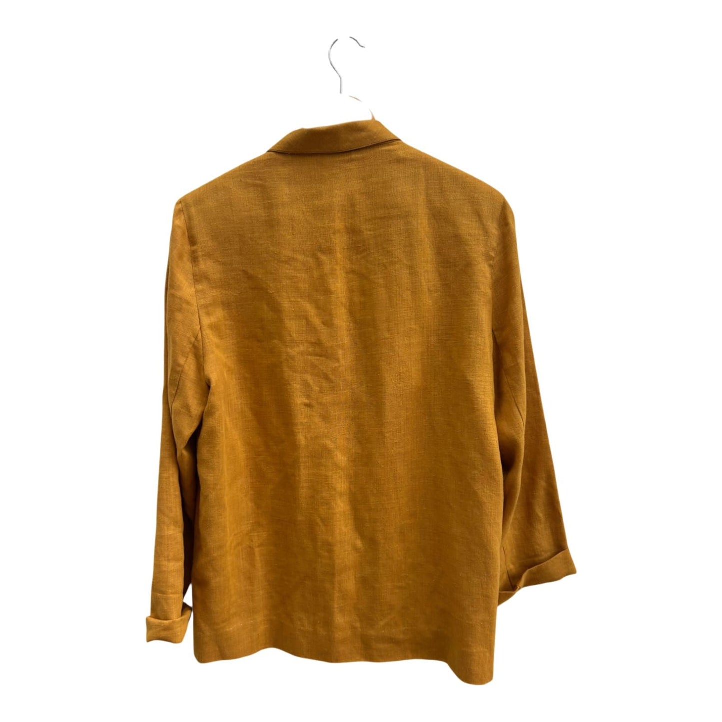 Rodier Paris Blazer Gr 40 Orange Leinen Vintage Made in France Schulterpolster Chic