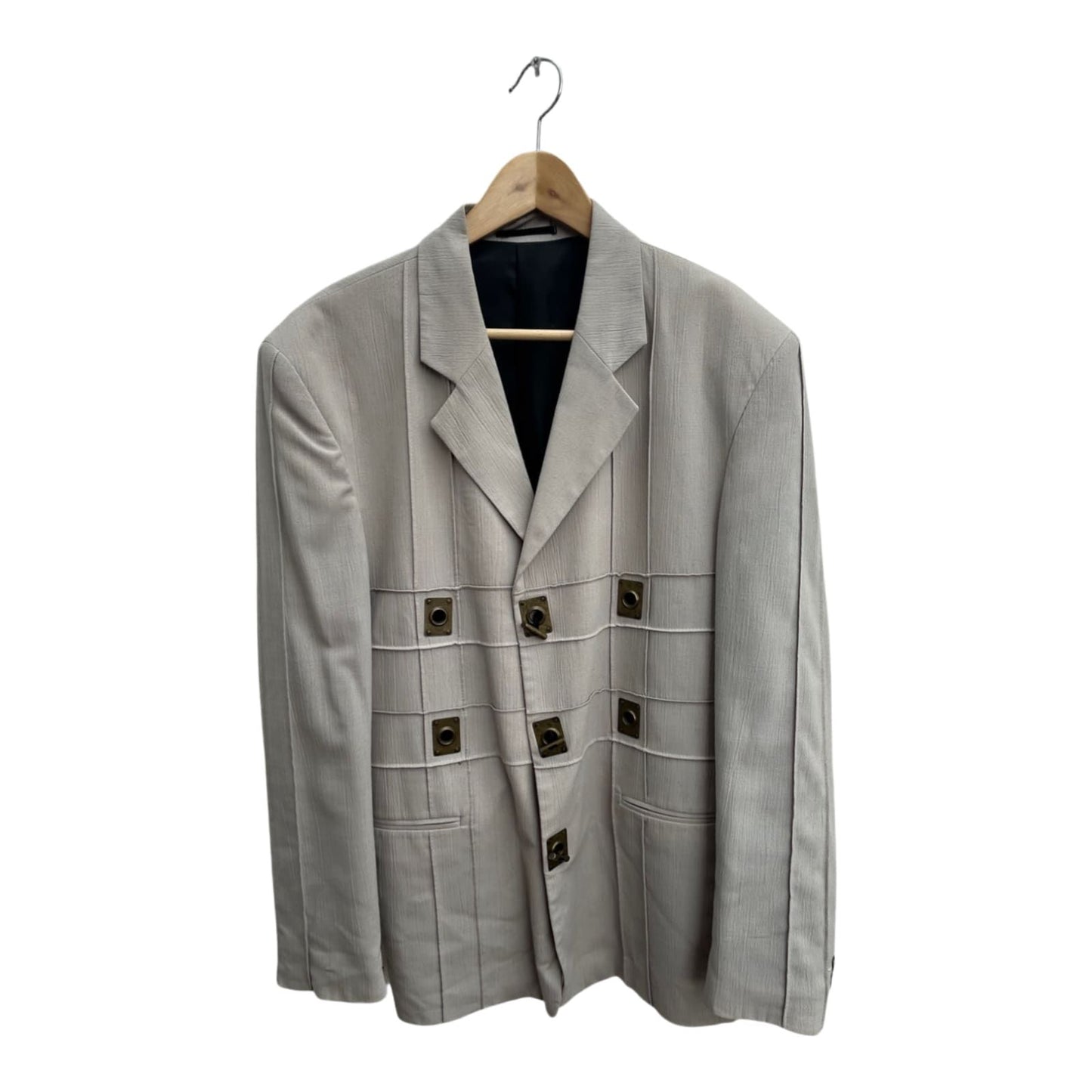 Antonio Archini Sakko Herren Jacke Gr 54 Beige Design Sakko Elegant Extravagant
