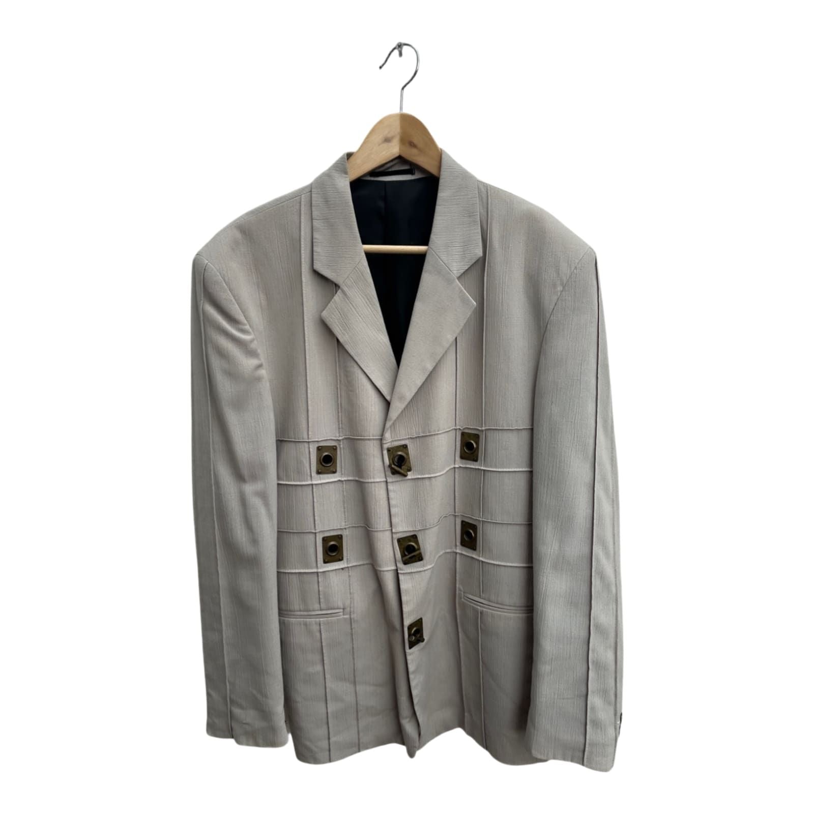 Antonio Archini Sakko Herren Jacke Gr 54 Beige Design Sakko Elegant Extravagant