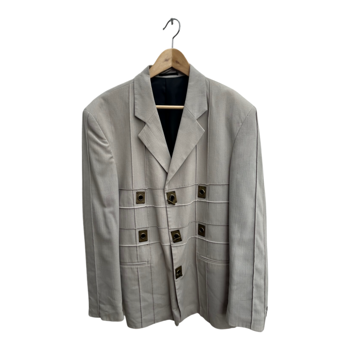 Antonio Archini Sakko Herren Jacke Gr 54 Beige Design Sakko Elegant Extravagant