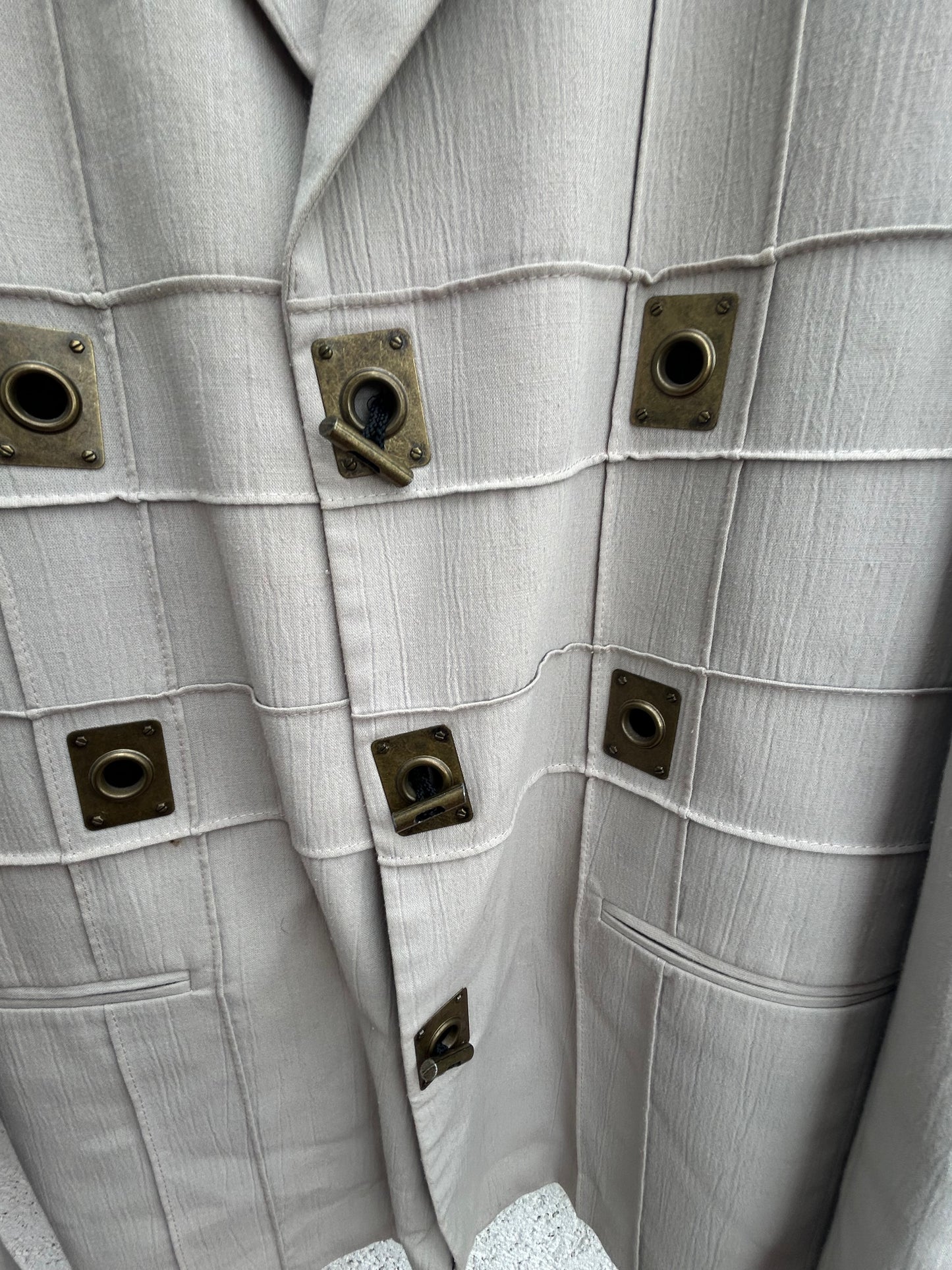 Antonio Archini Sakko Herren Jacke Gr 54 Beige Design Sakko Elegant Extravagant