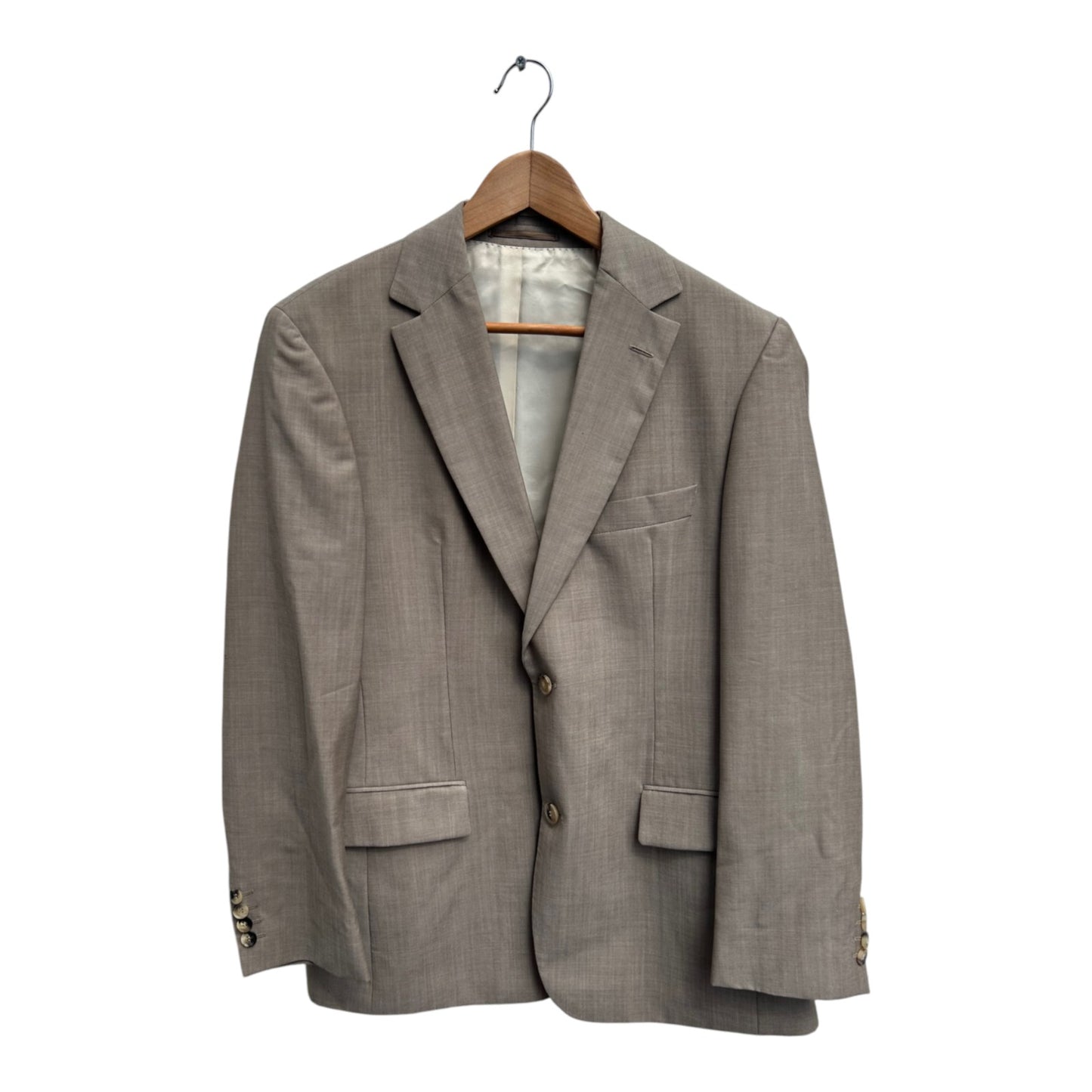 Boss Sakko Herren Gr 25 Taupe Kurzgröße Blazer Anzugjacke Elegant Business Klassisch