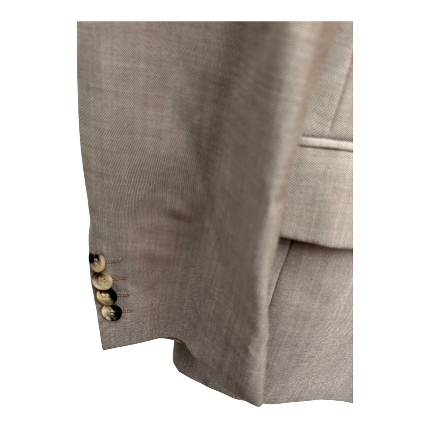 Boss Sakko Herren Gr 25 Taupe Kurzgröße Blazer Anzugjacke Elegant Business Klassisch