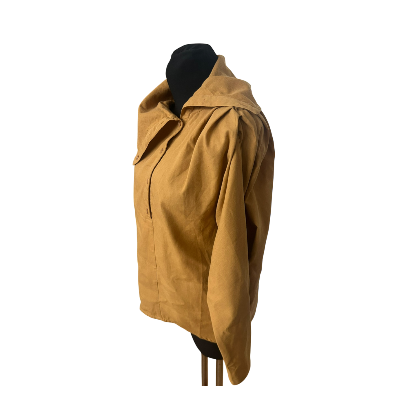 Madeleine Damen Bluse Gr 36 Vintage 80er Fledermausärmel Baumwollmix