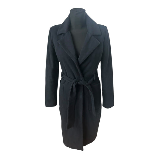 Top Secret Woman Damen Mantel Größe 34 Dunkelblau Wolle Mix Elegant