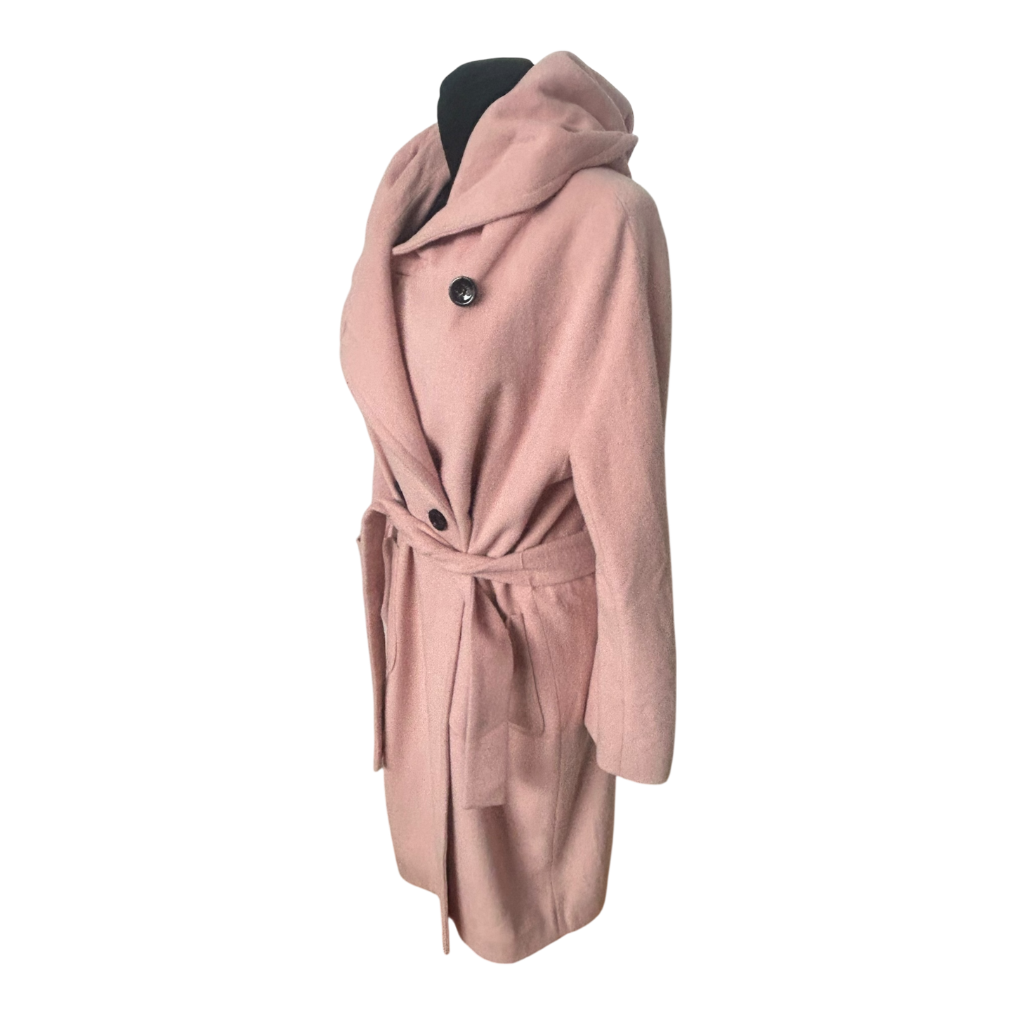 Palto Italia Mantel Damen Gr 42 Rosa Wollmantel Elegant Klassisch