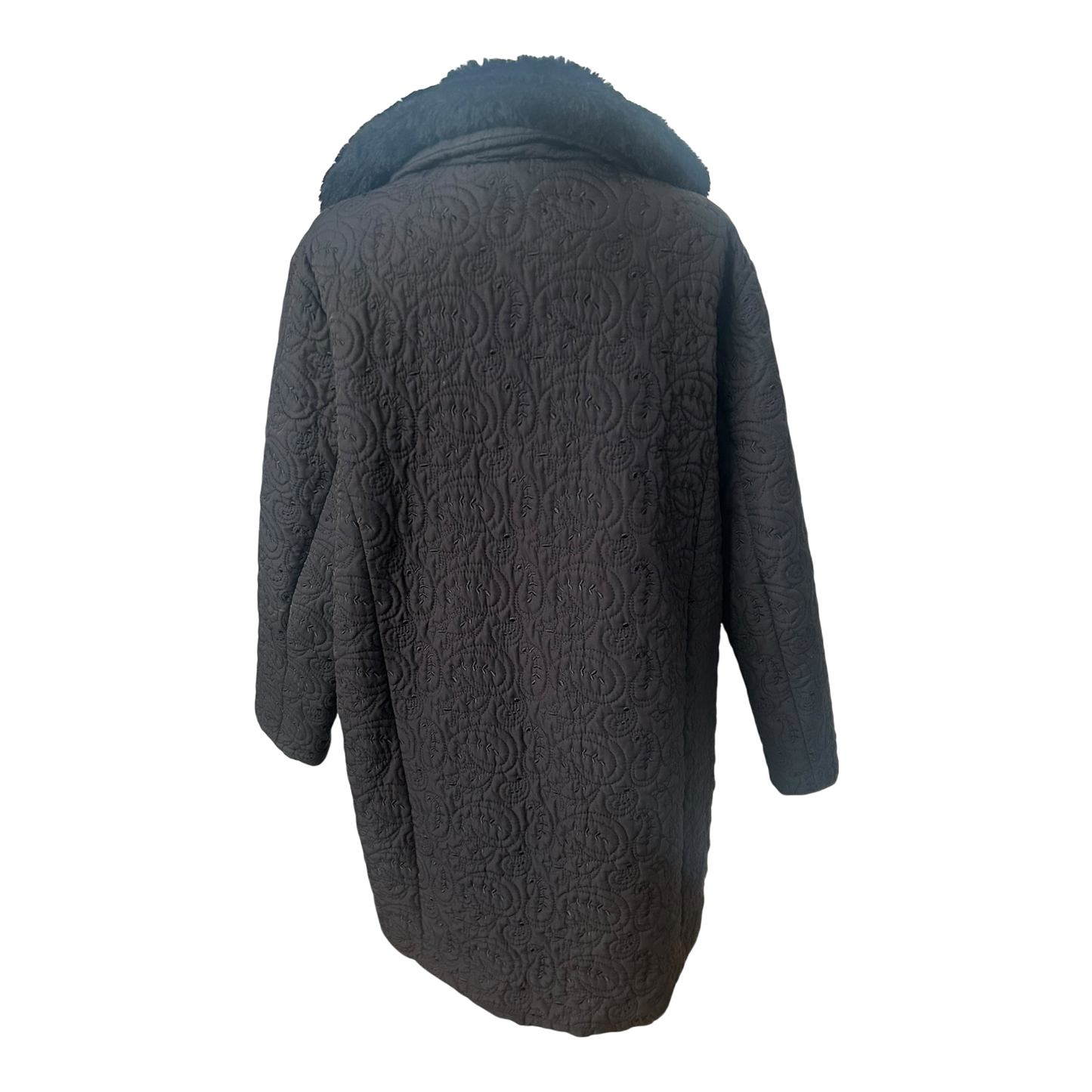 Damen Steppjacke Schwarz Größe 46 Gefüttert Elegant Übergangsjacke