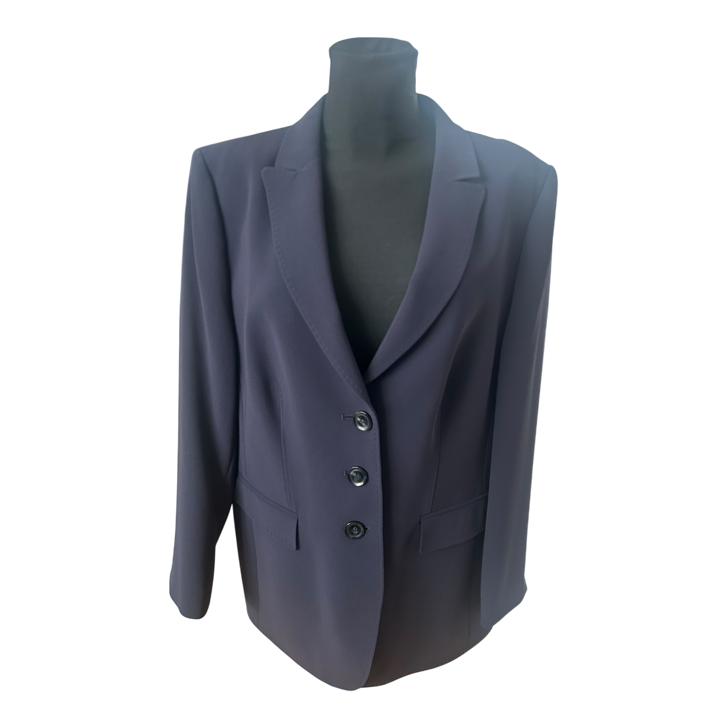 Basler Blazer Damen Gr 46 Dunkelblau Elegant Klassisch Business Hochwertig