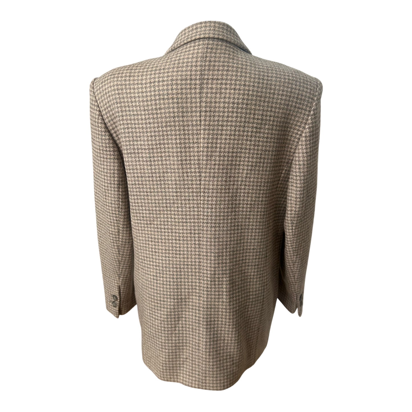 Madeleine Blazer Damen Gr 42 Vintage Schurwolle Alpaka Rose Grau Elegant