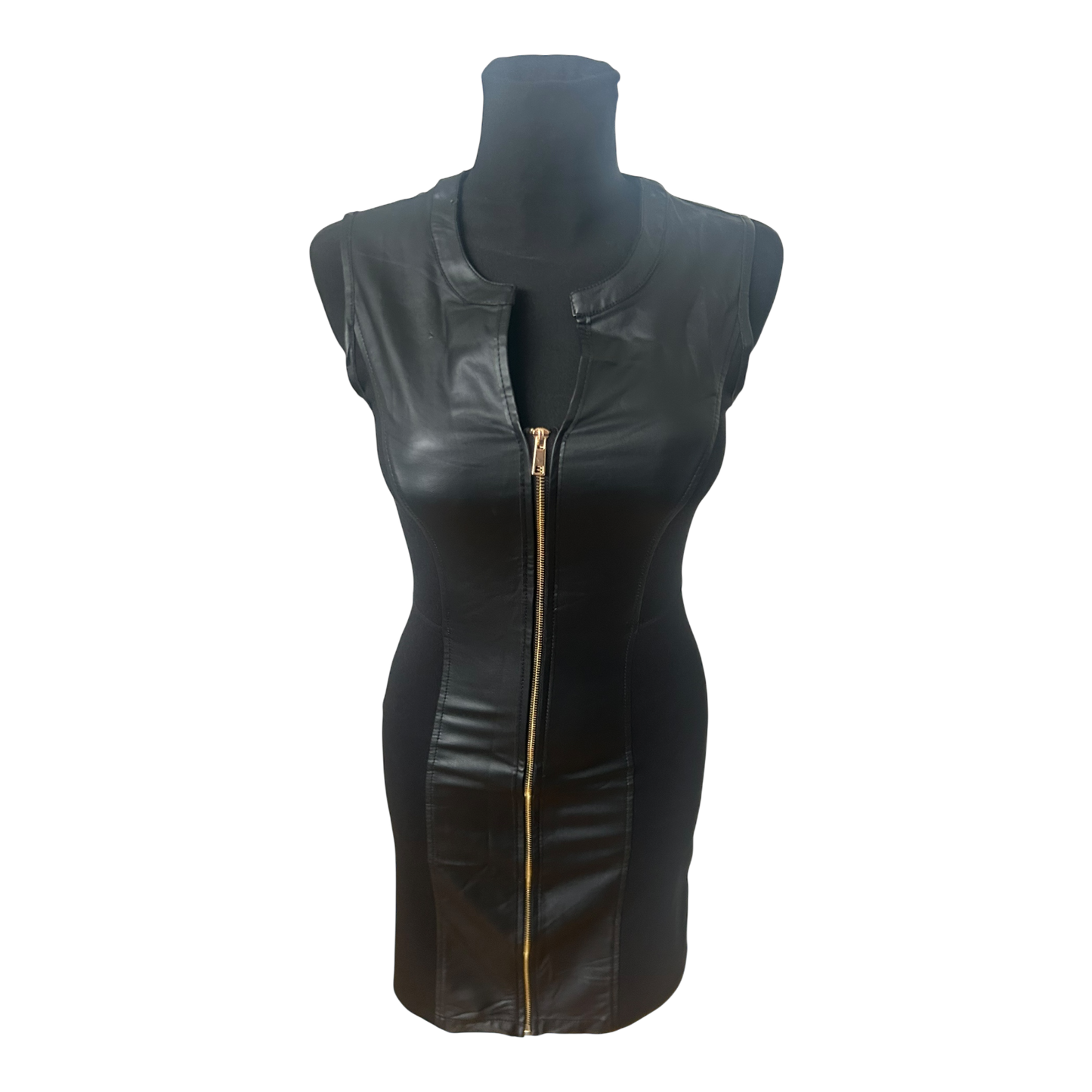 Colloseum Kleid Damen Schwarz Ärmellos Bleistiftkleid Reißverschluss Elegant