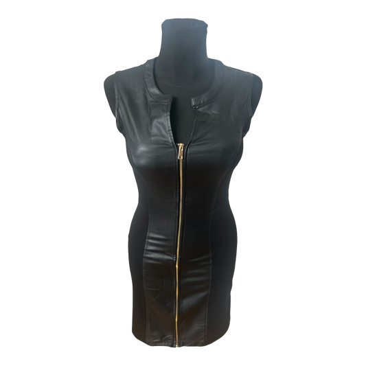 Colloseum Kleid Damen Schwarz Ärmellos Bleistiftkleid Reißverschluss Elegant