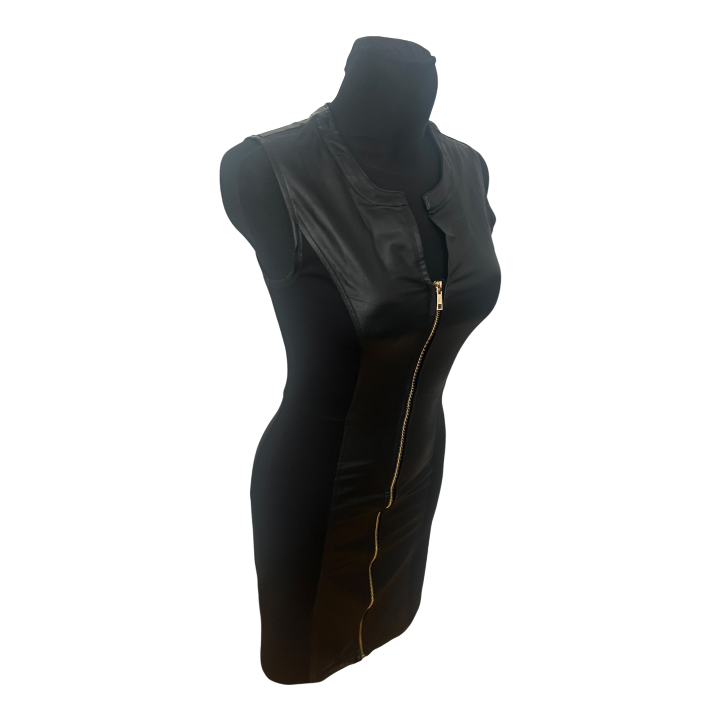 Colloseum Kleid Damen Schwarz Ärmellos Bleistiftkleid Reißverschluss Elegant