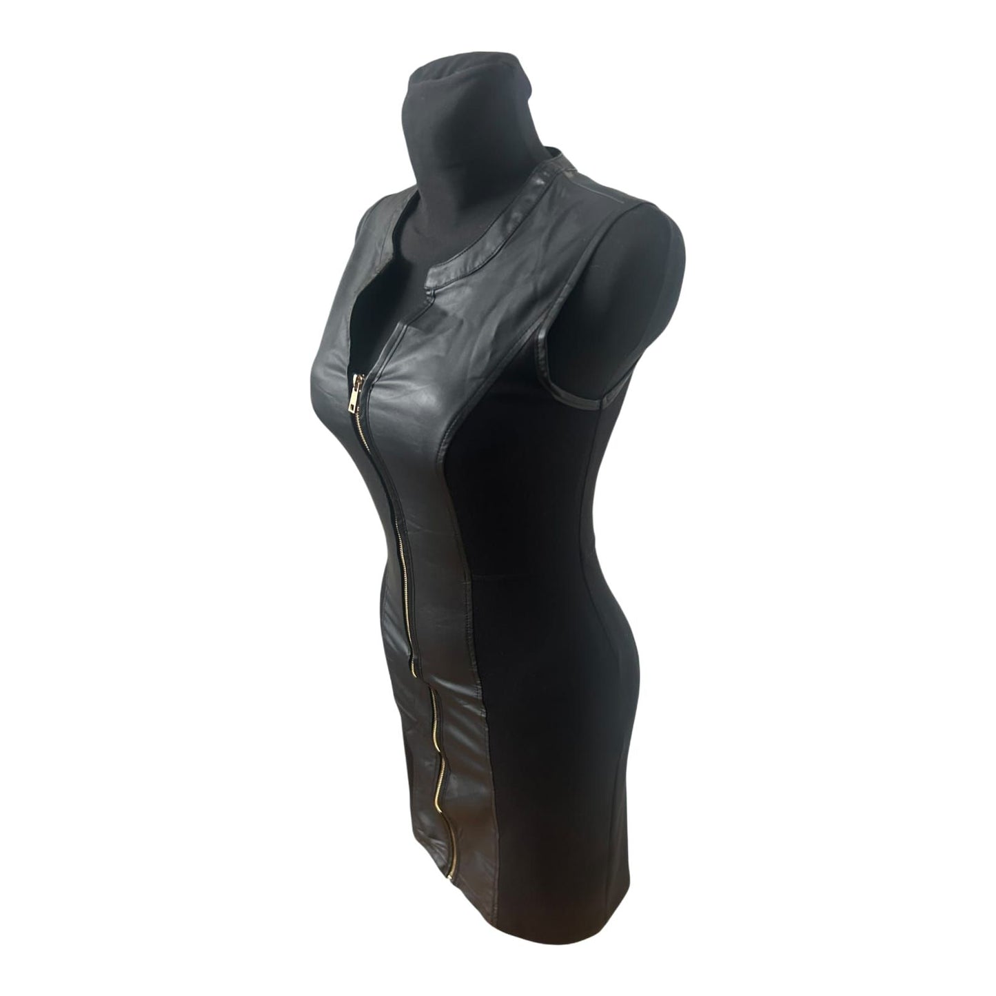 Colloseum Kleid Damen Schwarz Ärmellos Bleistiftkleid Reißverschluss Elegant