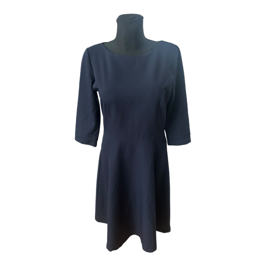 Quiro Damen Etuikleid Gr 42 Dunkelblau Stretch Elegant Business (Kopie)
