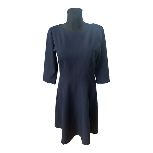 Quiro Damen Etuikleid Gr 42 Dunkelblau Stretch Elegant Business (Kopie)