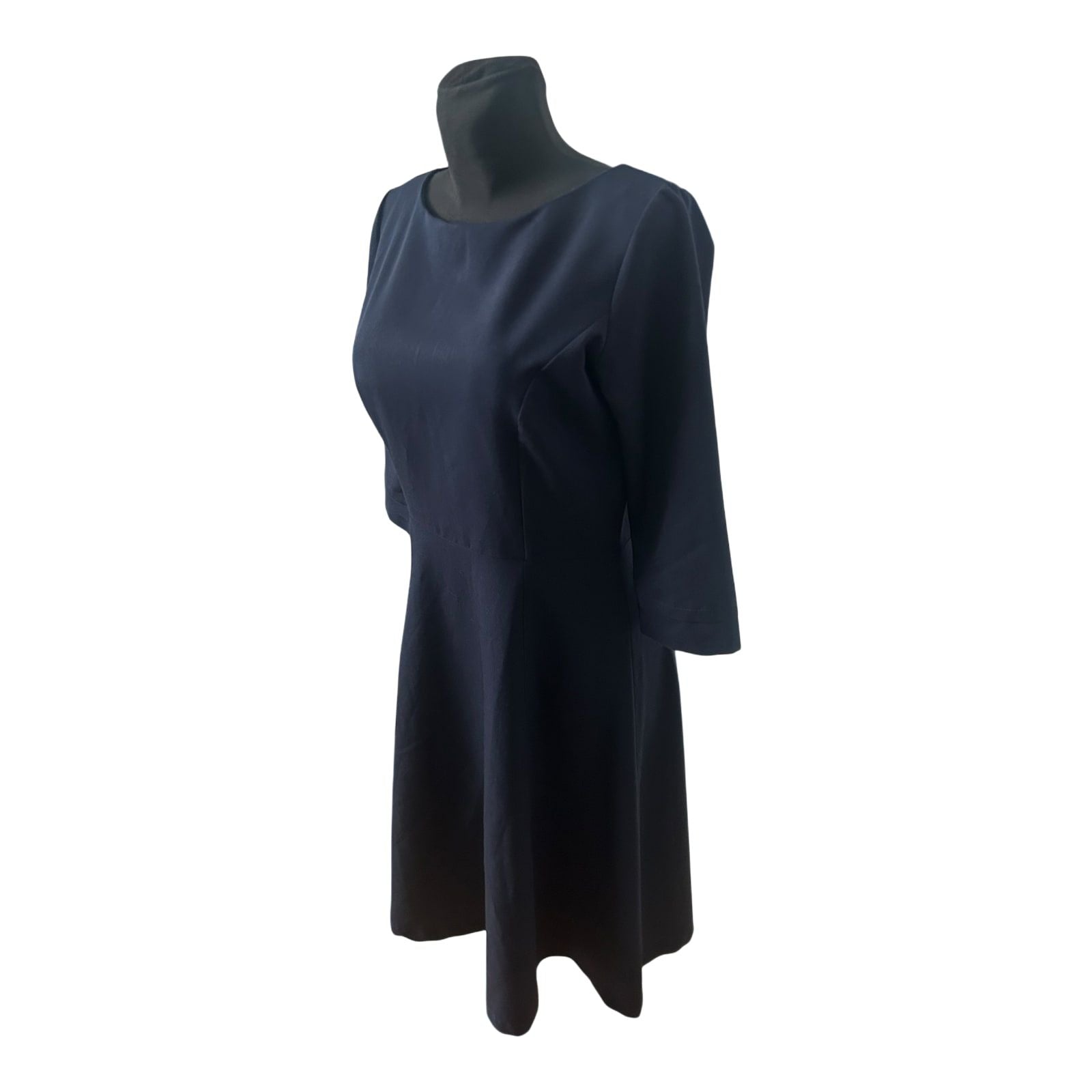 Quiro Damen Etuikleid Gr 42 Dunkelblau Stretch Elegant Business (Kopie)