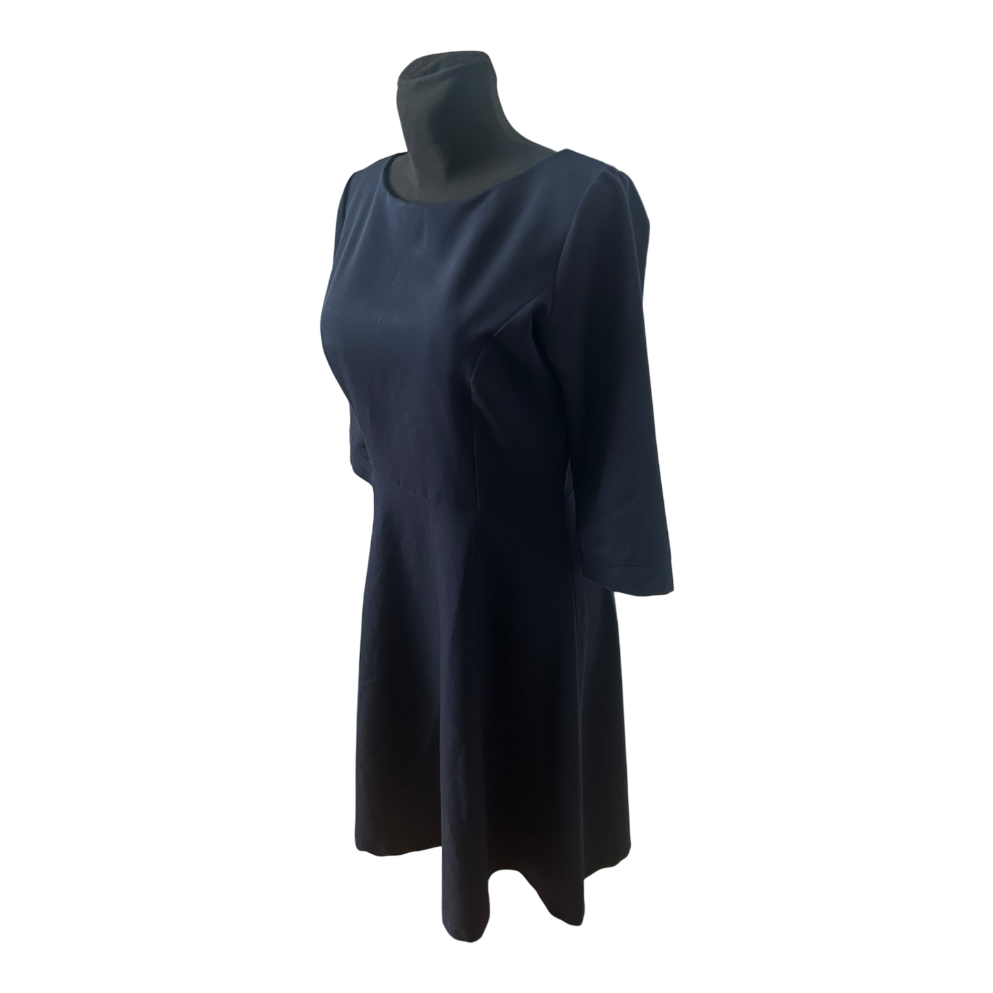 Quiro Damen Etuikleid Gr 42 Dunkelblau Stretch Elegant Business (Kopie)