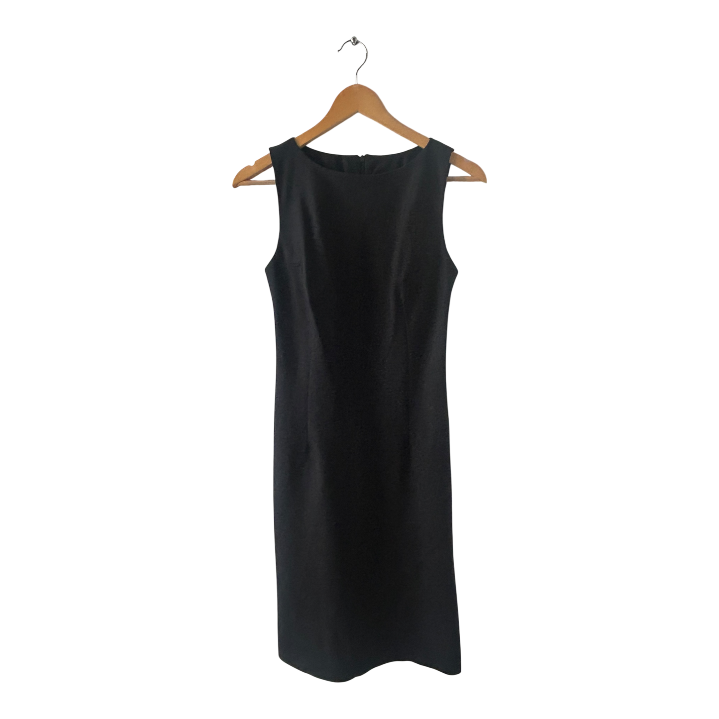 H&M Damen Kleid 36 Schwarz Elegant Etuikleid Ärmellos Cocktail Klassisch