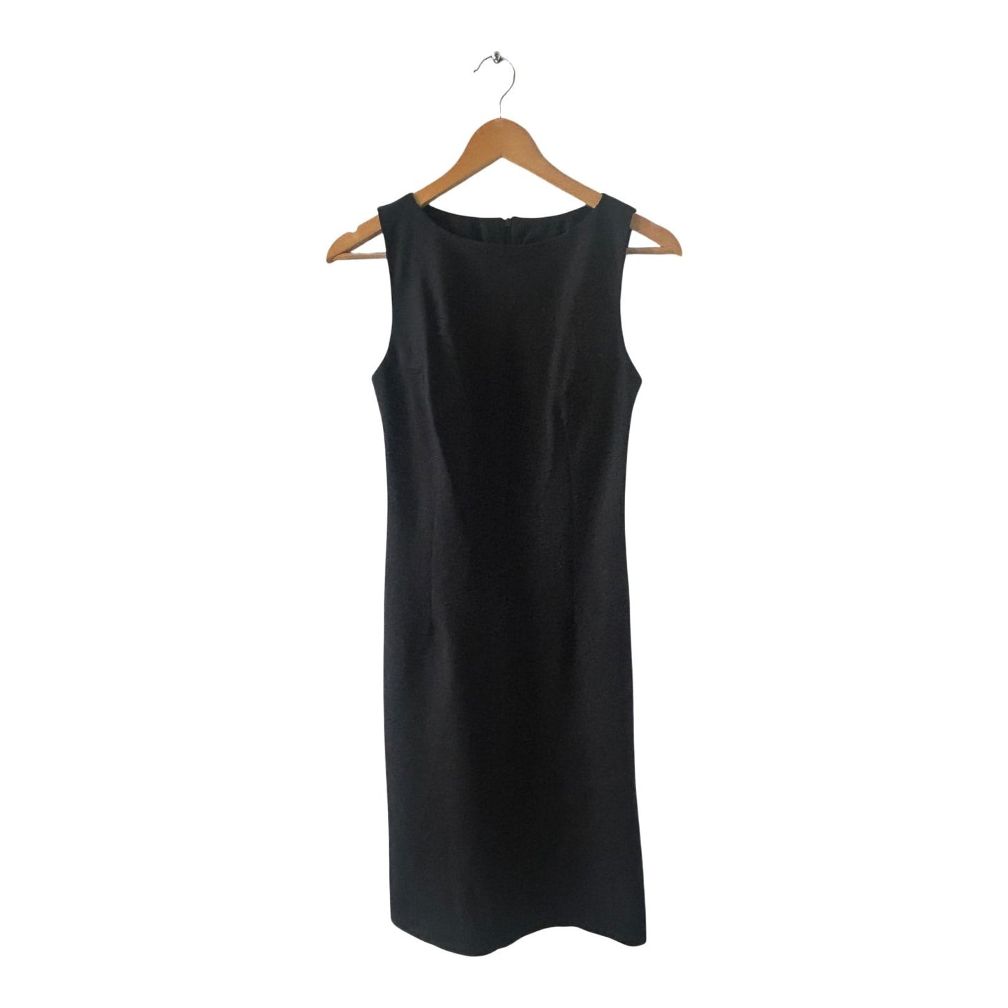 H&M Damen Kleid 36 Schwarz Elegant Etuikleid Ärmellos Cocktail Klassisch