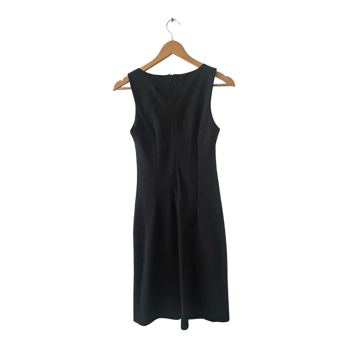 H&M Damen Kleid 36 Schwarz Elegant Etuikleid Ärmellos Cocktail Klassisch