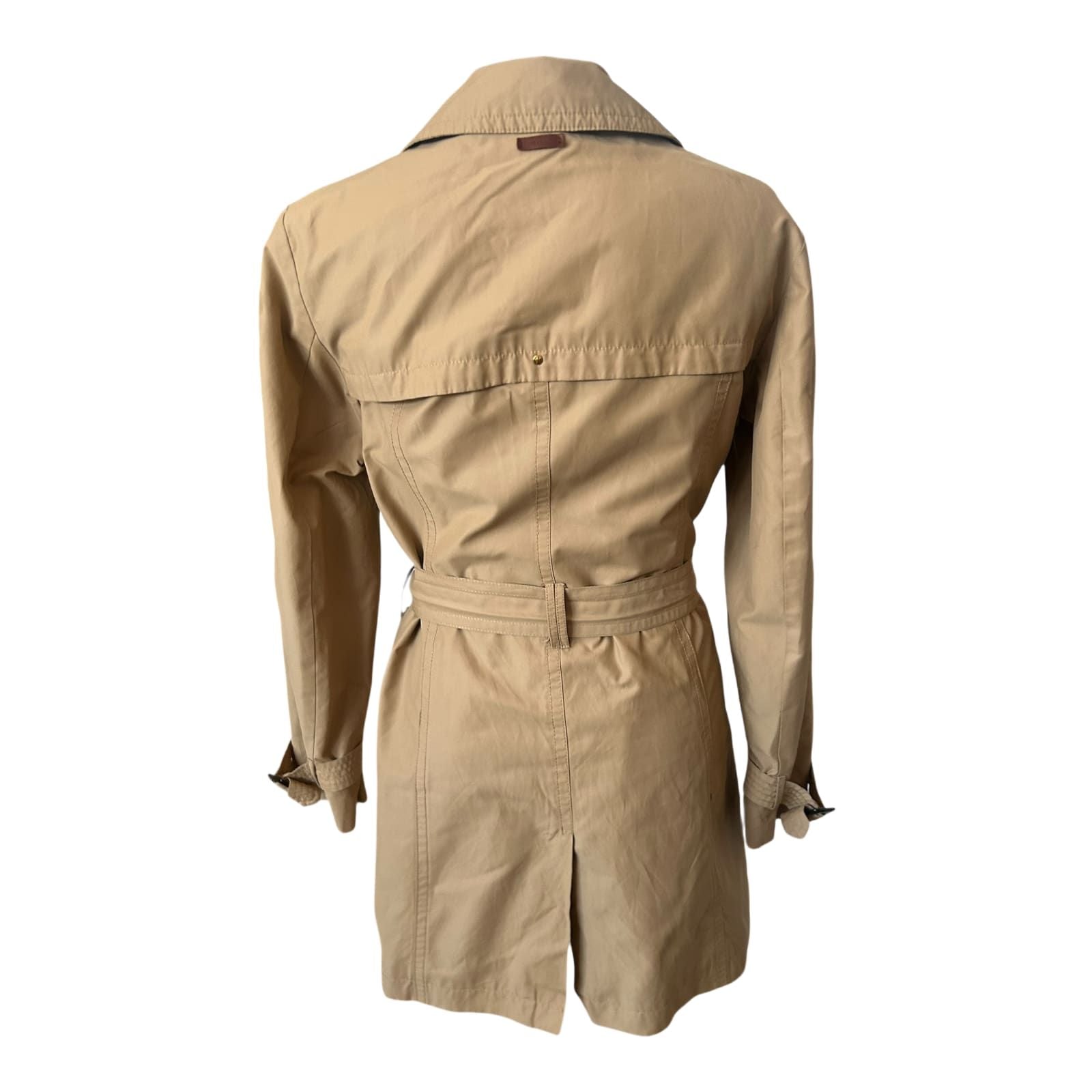 Tom Tailor Trenchcoat Damen Gr L Beige Mantel Gürtel klassisch elegant