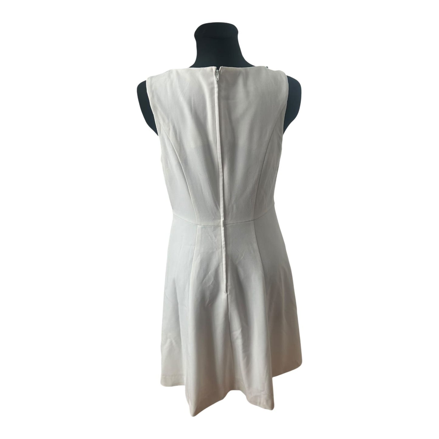 Bodyflirt Kleid Damen Gr 40 Weiß Etuikleid Perlen Elegant Festlich